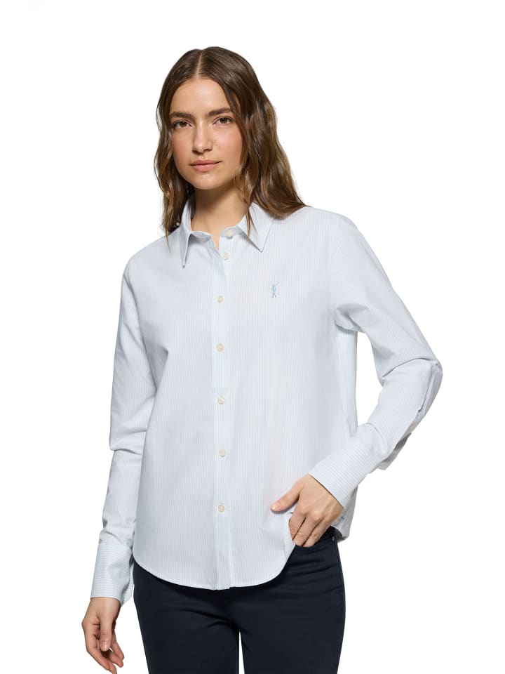 Polo Club Hemd in Blau günstig kaufen