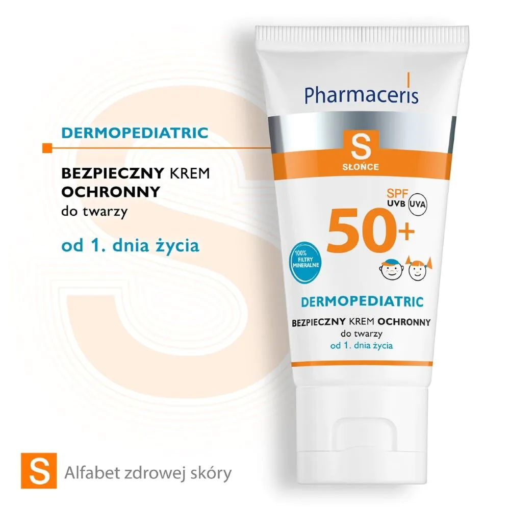 Pharmaceris S Safe заштитна крема за лице за децу SPF50+