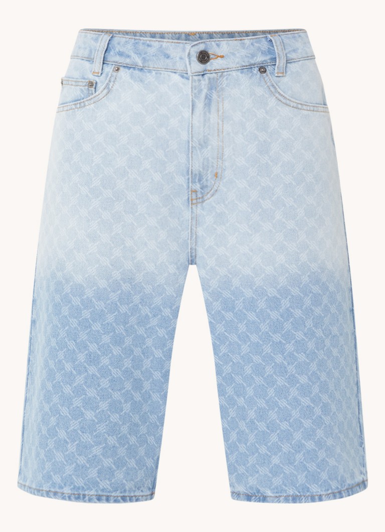 Pantaloni scurți din denim cu talie medie și croială dreaptă Zella Daily Paper