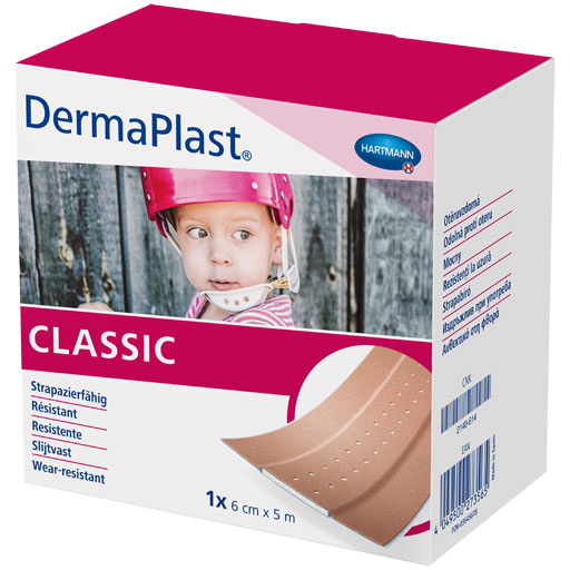 DERMAPLAST CLASSIC Wundpflaster 6 cmx5 m  1 St  Pflaster
