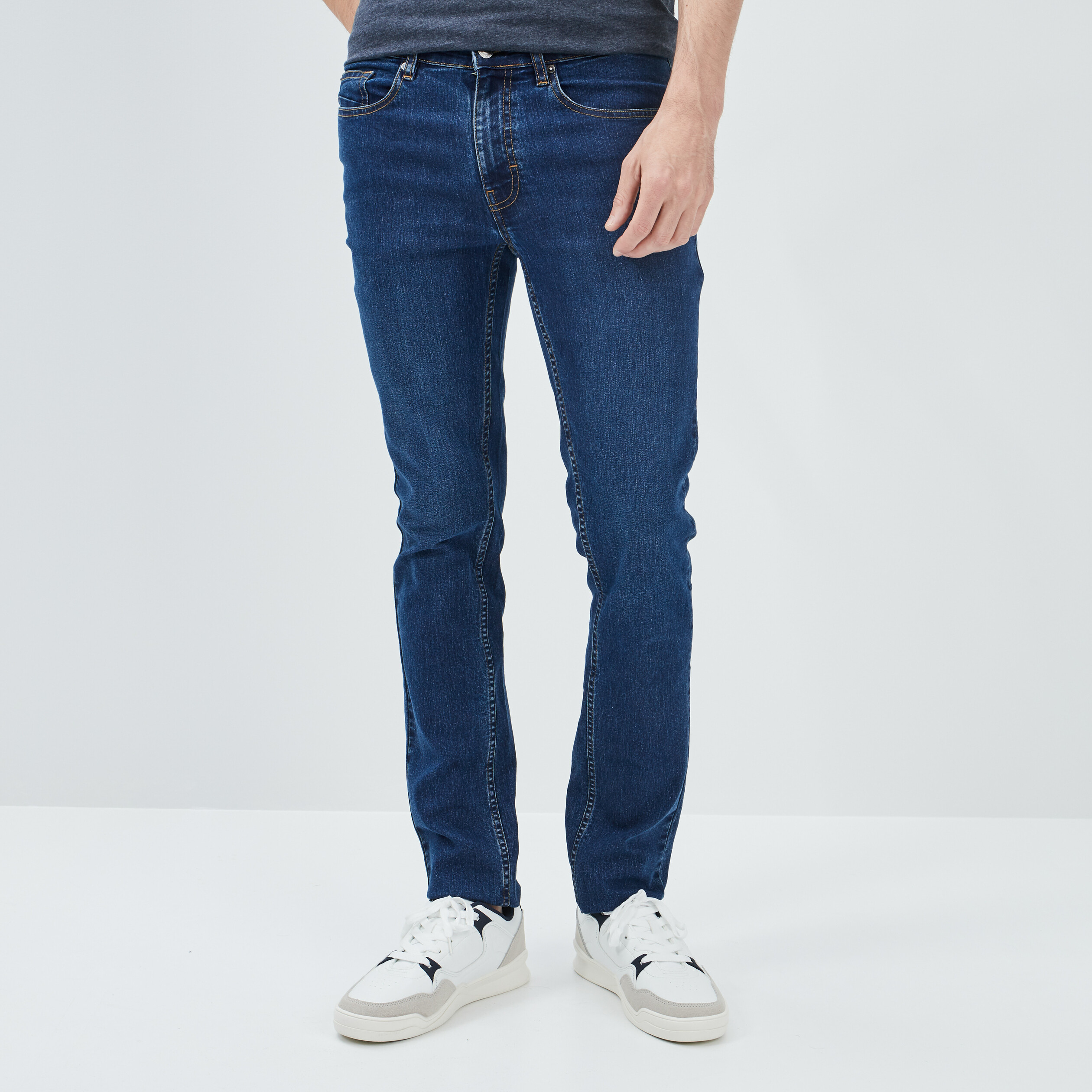 Jeans coupe skinny denim stone homme | La Halle