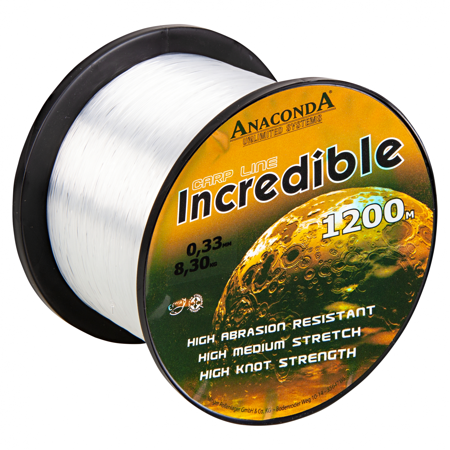 Anaconda Angelschnur Incredible Line (translucent white, 5.000 m)