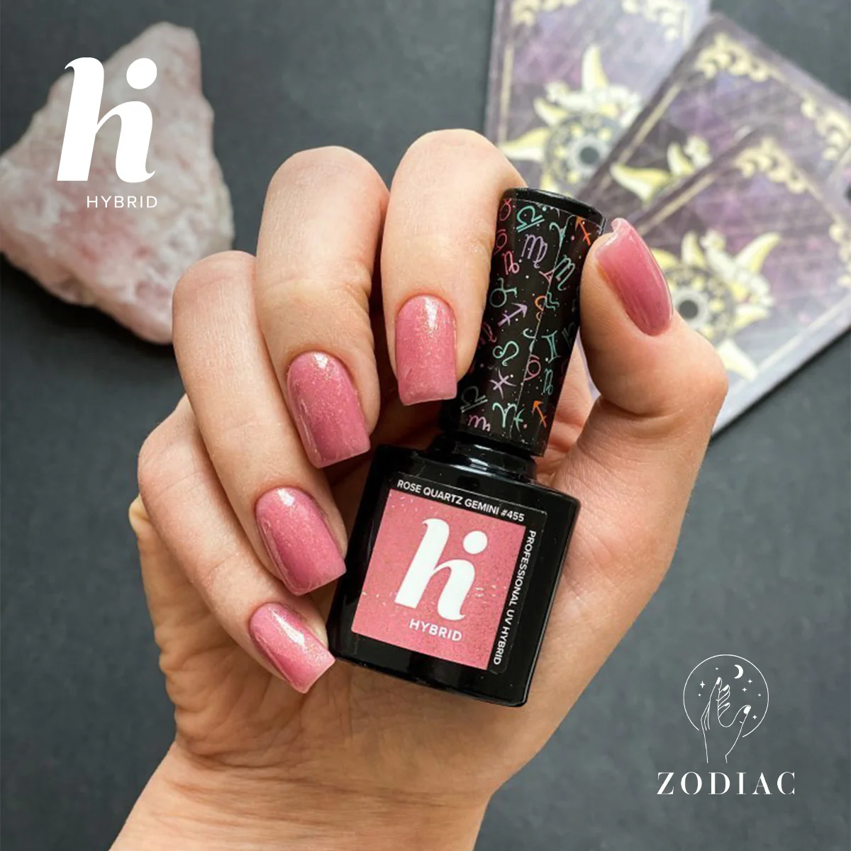 UV gel lak Zodiac polutrajni lak za nokte - lak za nokte s efektom gela