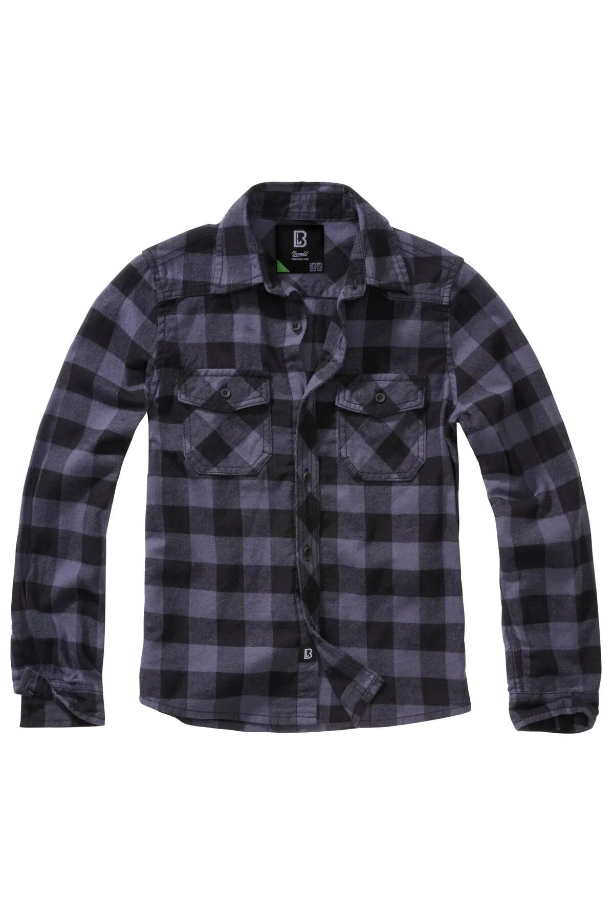 Brandit  Hemd - Schwarz - Regular Fit