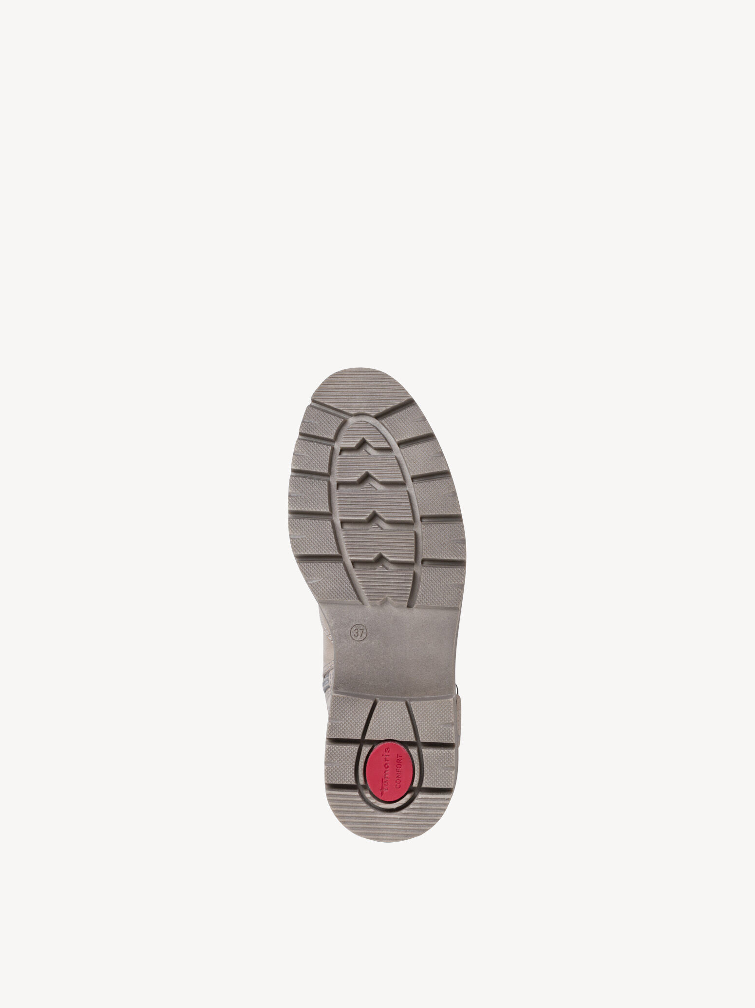 Bottine en cuir - gris