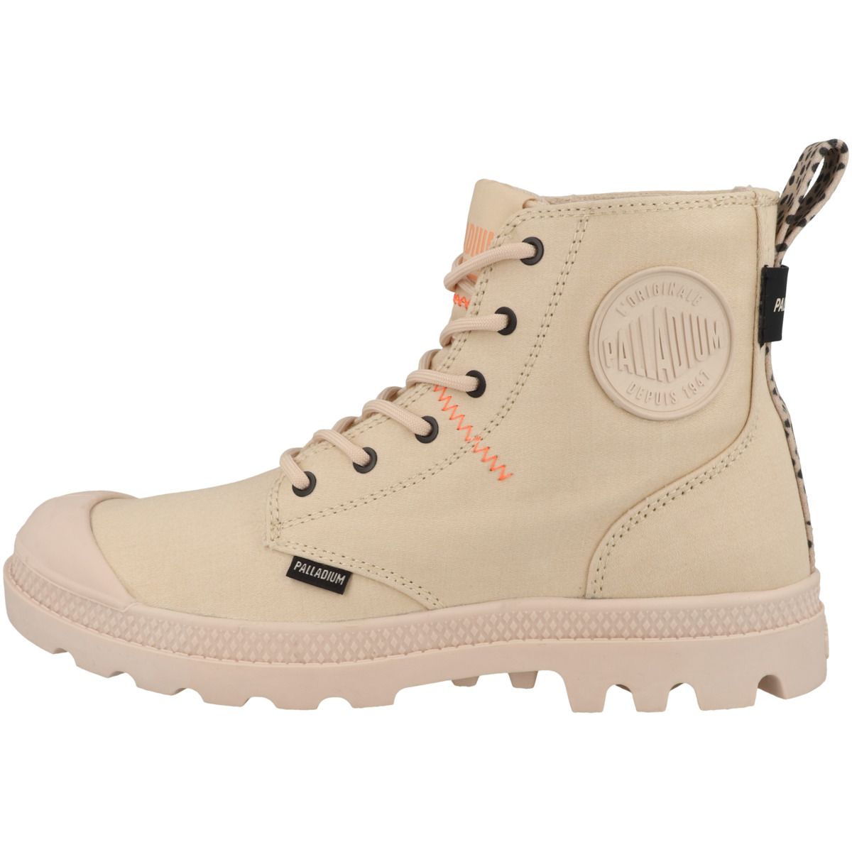 Palladium Pampa Hi Safari Schnürboots creme