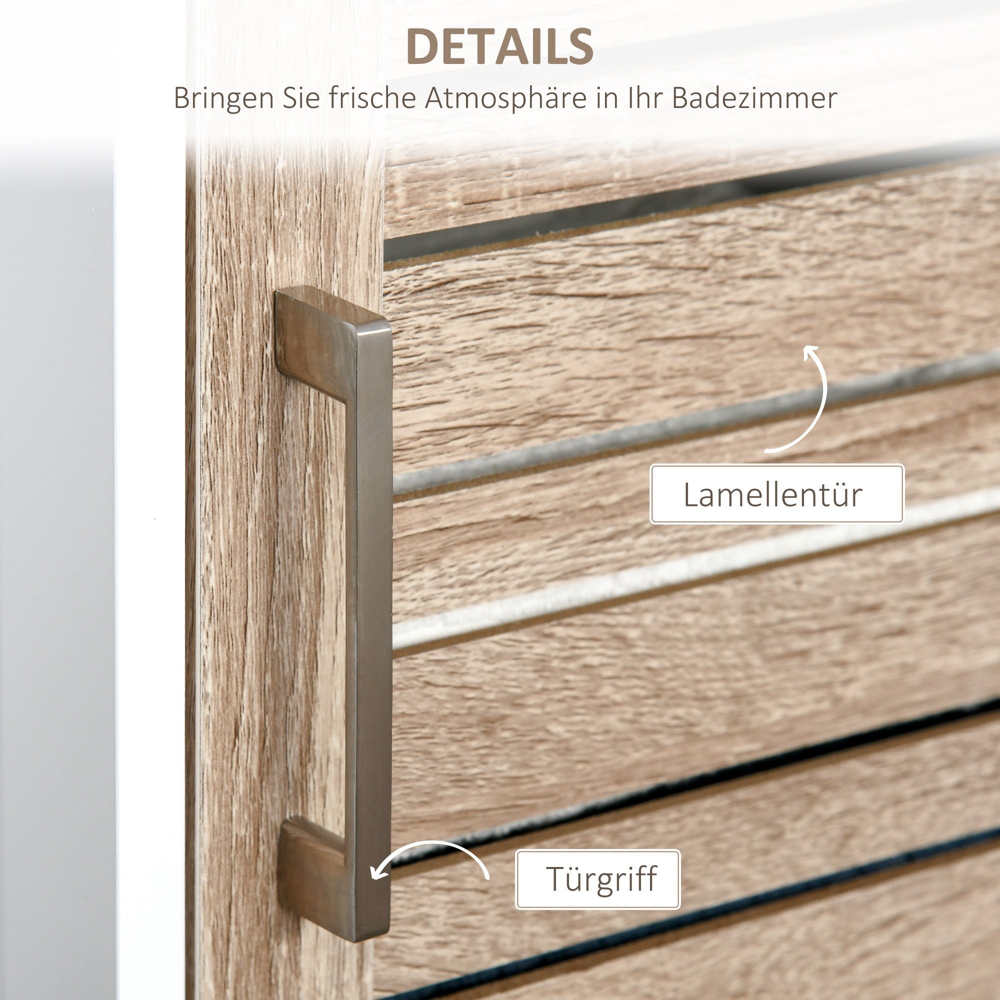 Kleankin Badkommode Badezimmerschrank