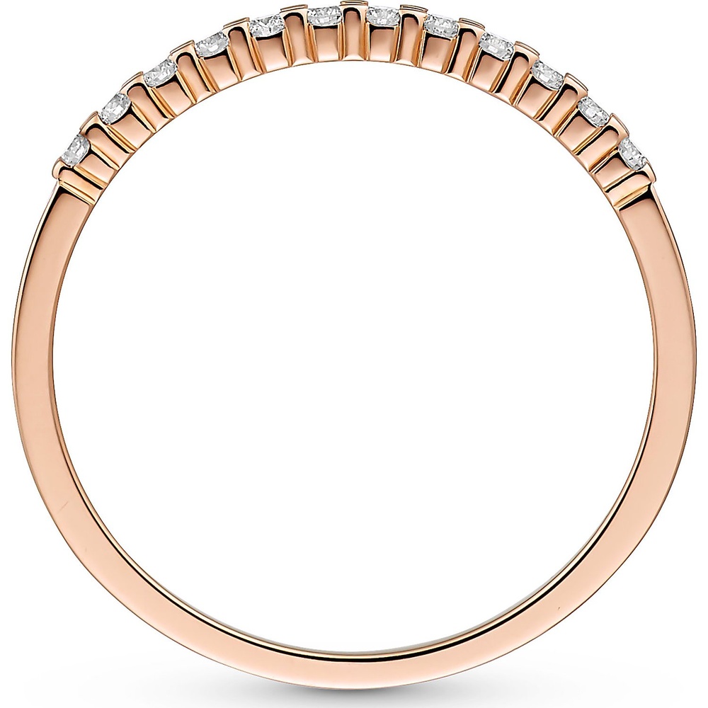 Valeria Bague pour femme 585 Or rose or rose Bague