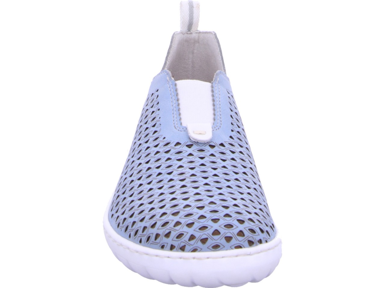 RIEKER Sportliche Slipper blau