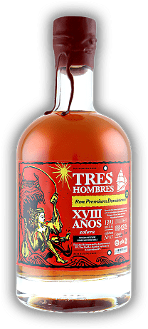 Tres Hombres 2023 Edition No. 67 Republica Dominicana Solera 18 Tres Hombres 2023 Edition No. 67 Republica Dominicana Solera 18  0,5	 Liter - Vol 43%