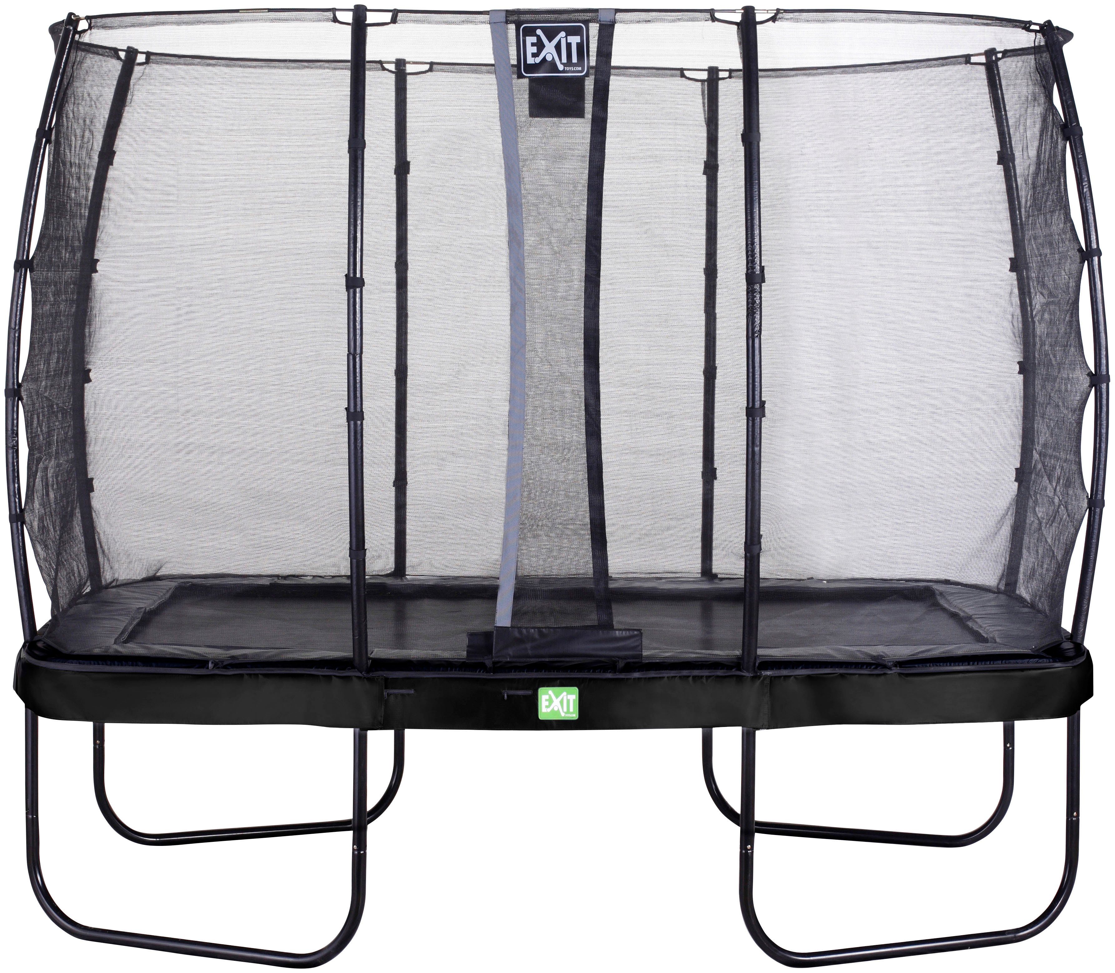 EXIT Gartentrampolin Elegant, BxT: 214x366 cm, mit Economy Sicherheitsnetz
