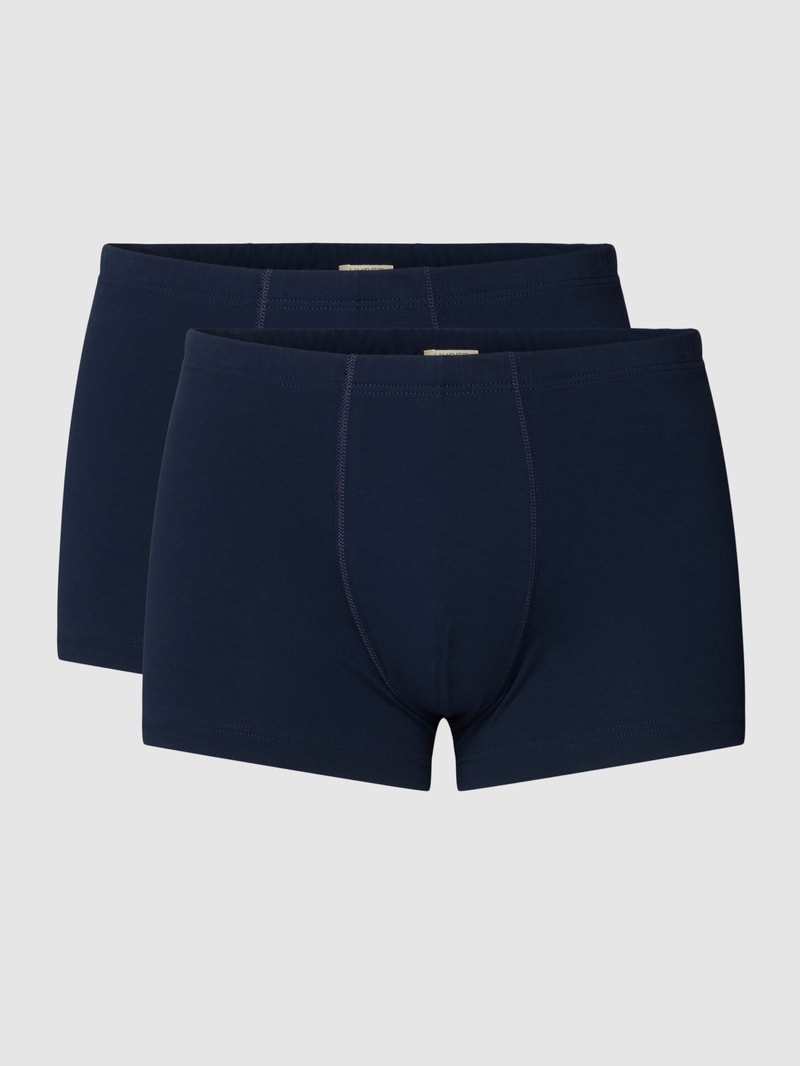 Trunks mit elastischem Bund im 2er-Pack in dunkelblau