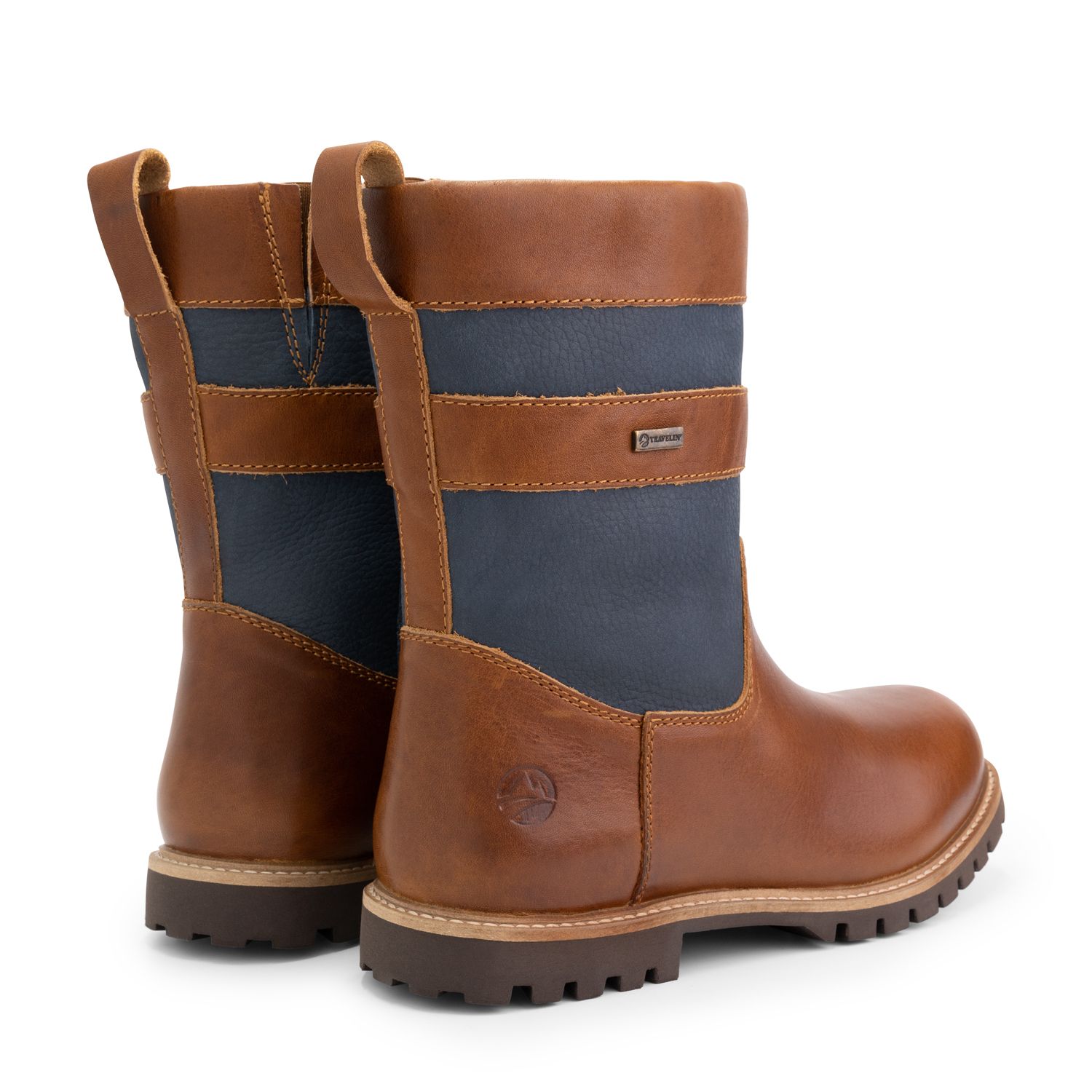 Travelin' Tallinn blaue Herren Outdoorstiefel
