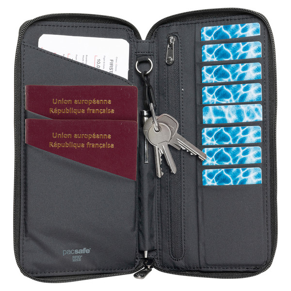 RFIDSAFE TRAVEL WALLET - Portmonee