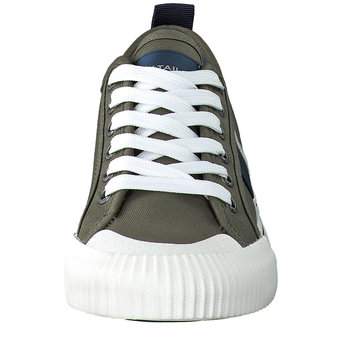 Tom Tailor Leinen Sneaker in grün