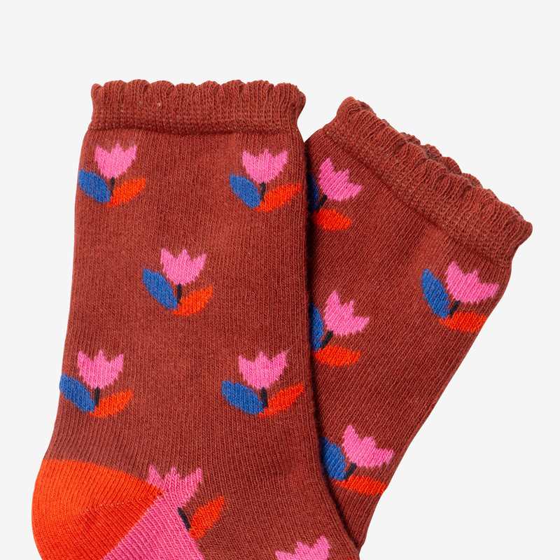Chaussettes bébé fille tulipes Catimini