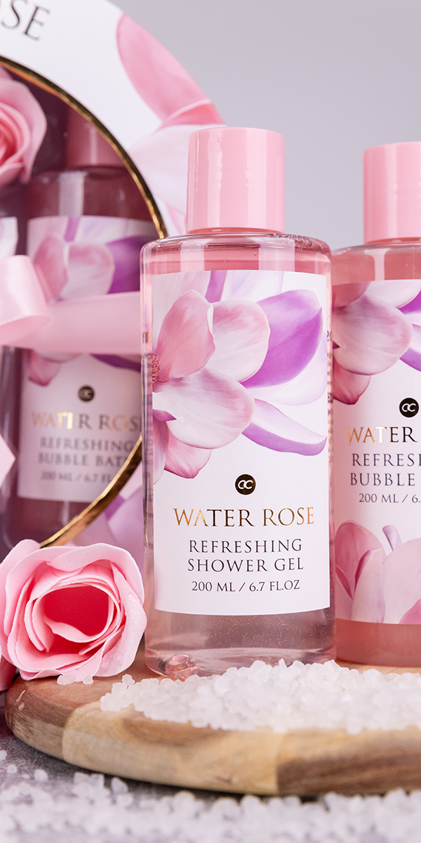accentra Badeset WATER ROSE in Geschenkbox