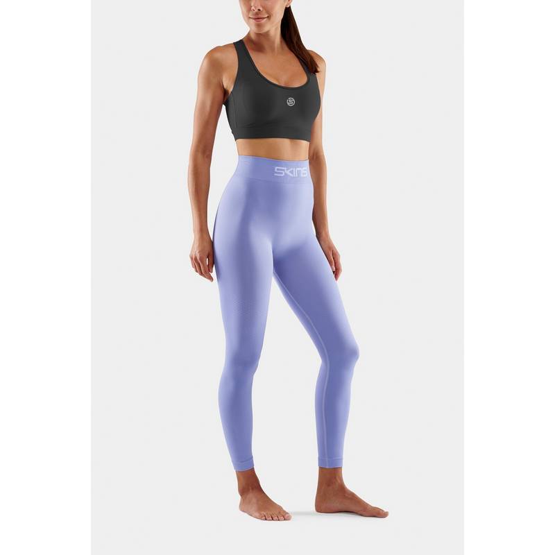 Skins Seamless Long Tight Tights Damen