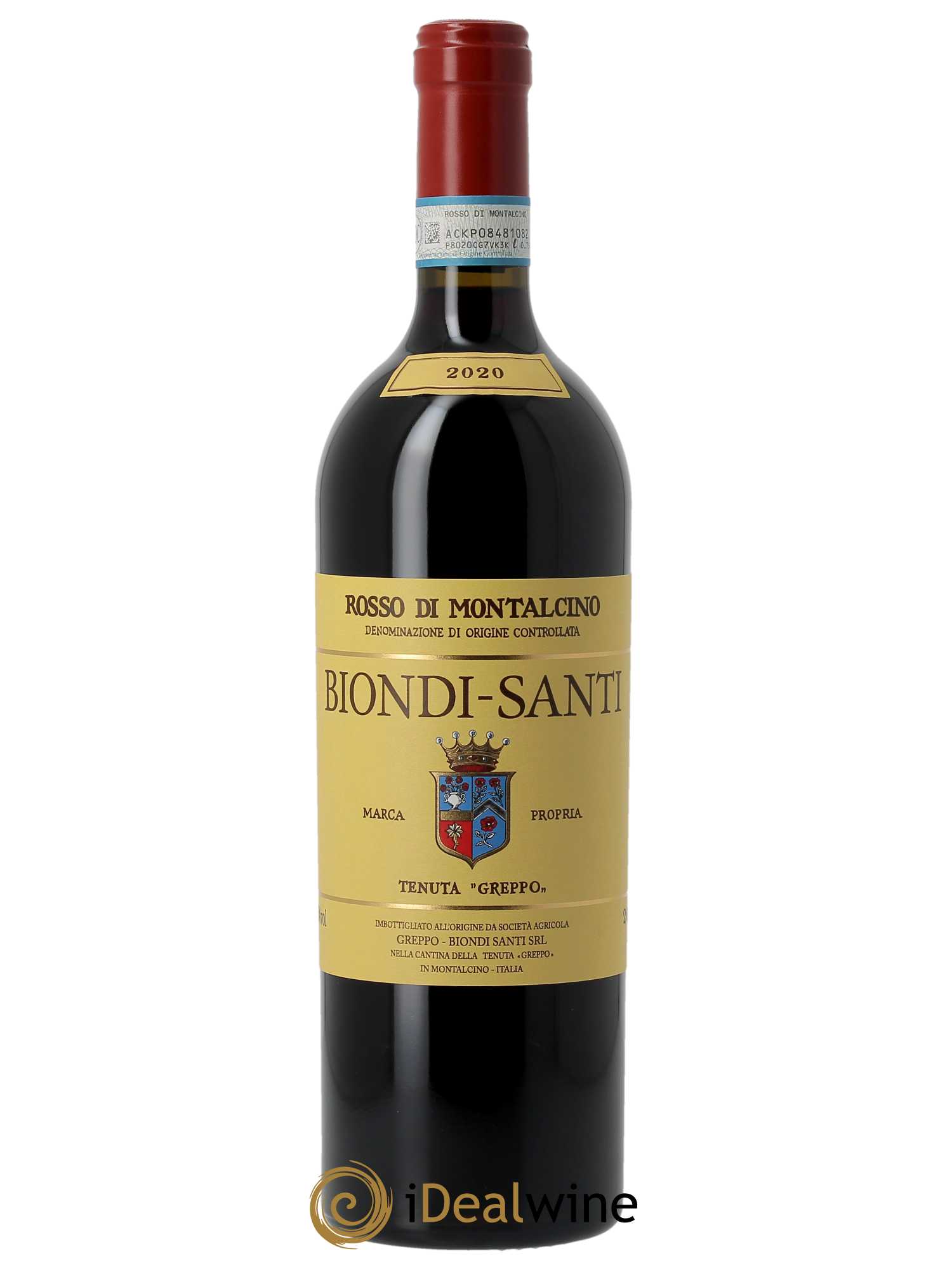 Rosso di Montalcino DOC Biondi-Santi Tenuta Greppo  2020 - Lot de 1 Bouteille