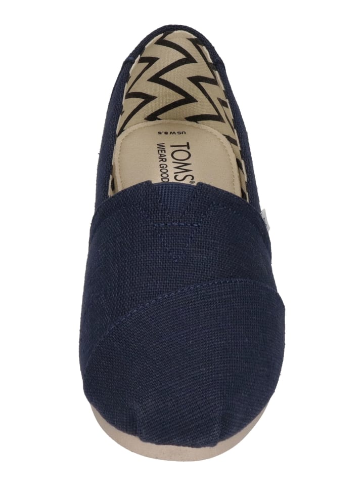 TOMS Espadrilles ALPARGATA in blau günstig kaufen 38,5