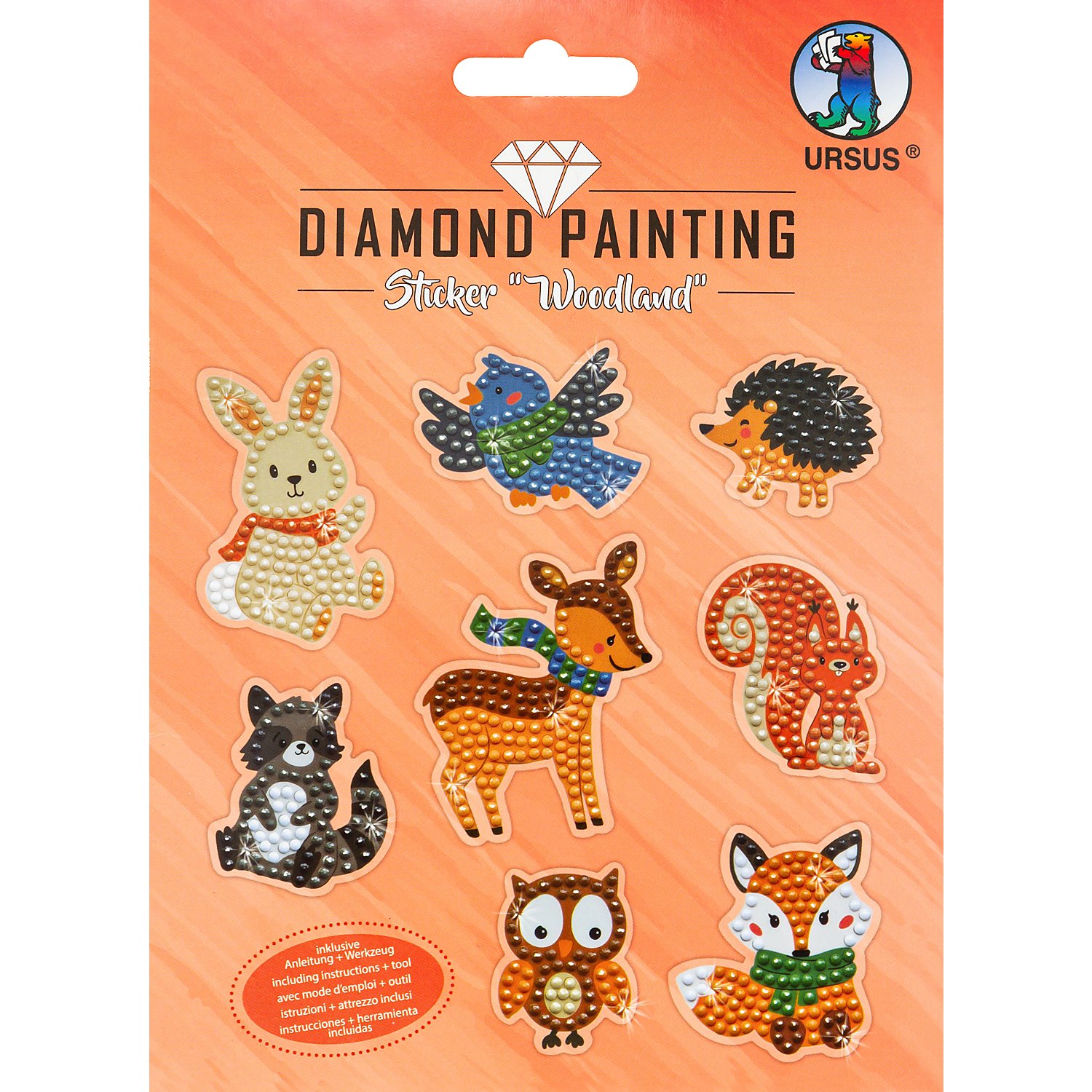 Ursus Diamantenstickerei Sticker 