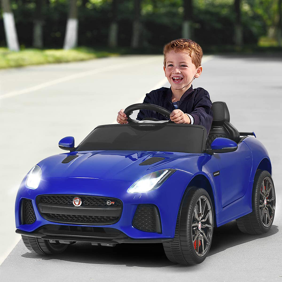 Elektroauto Jaguar mit Fernbedienung & Musik