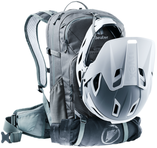 deuter Attack 20 | Fahrradrucksack mit modernem Protektor