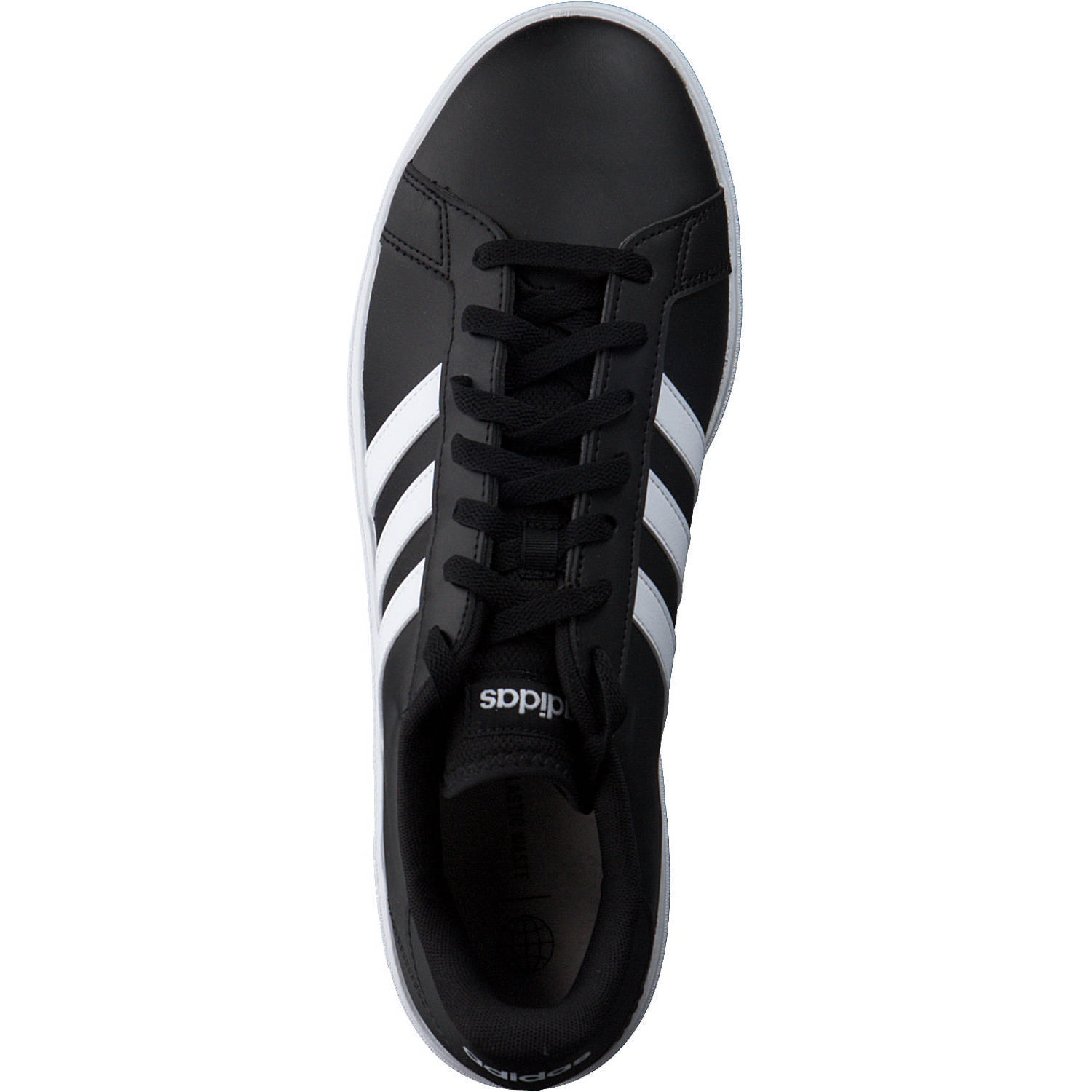 Adidas Core Grand Court Base 2 M, Sneakers Low, Herren, black