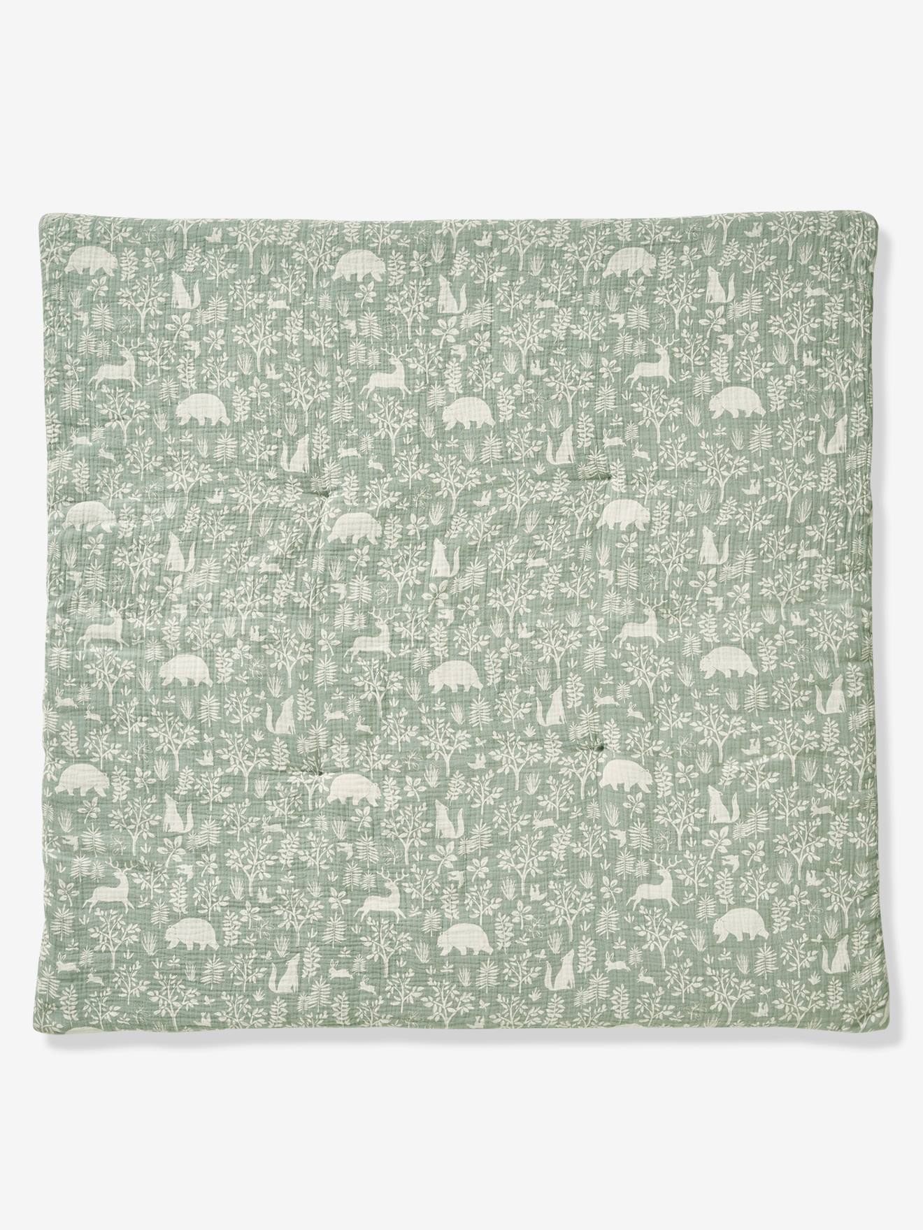 Tapis de sol DANS LES BOIS vert sauge