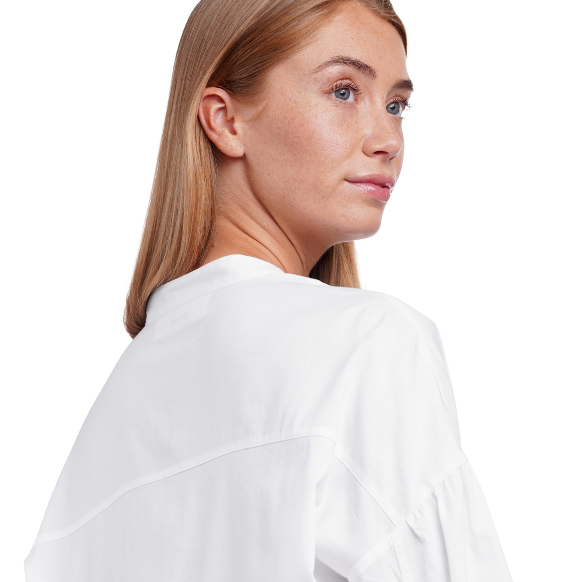 Damen Bluse mit Stehkragen