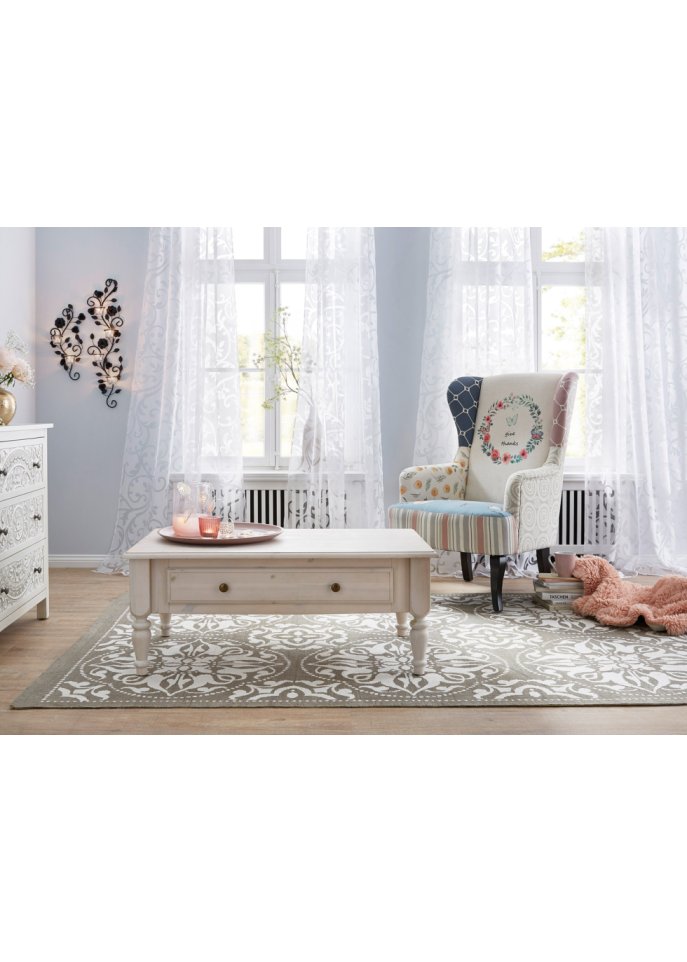 Wandkerzenhalter mit Rosenranke (2-tlg.Set)
