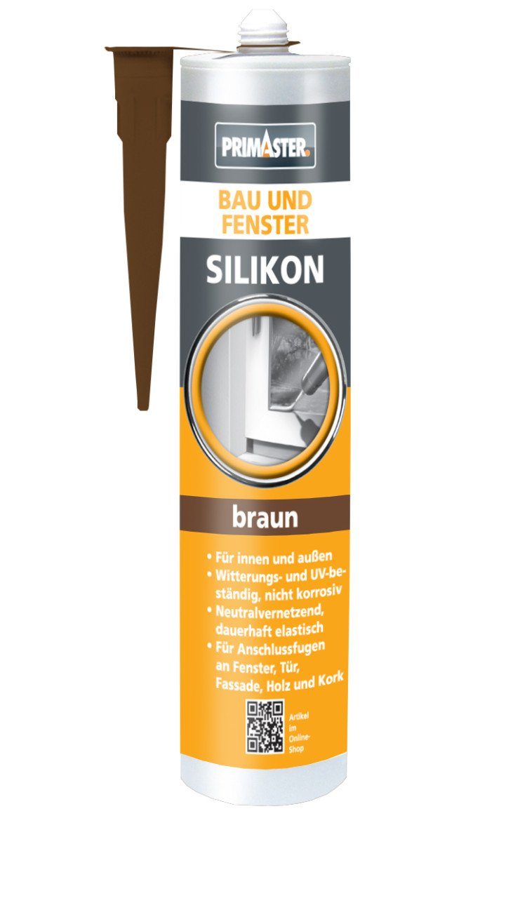 Primaster Silikon Primaster Bau und Fenster Silikon braun 310 ml