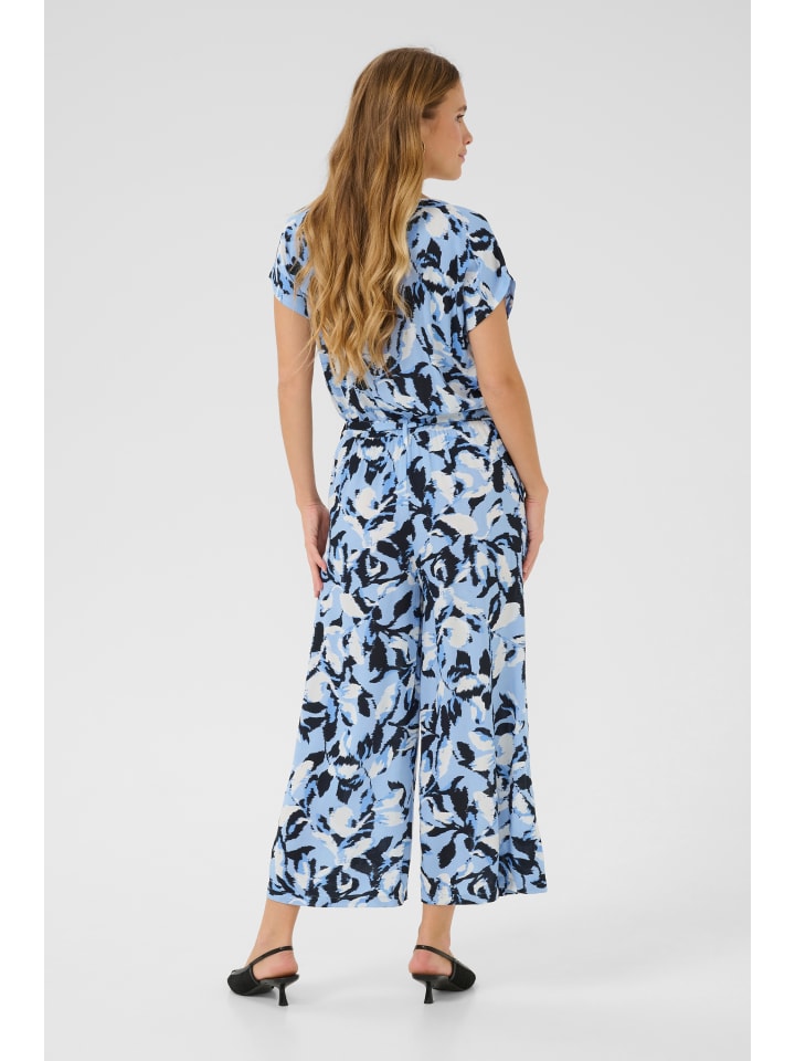 Kaffe Overall KAmira in Blue Flower Print günstig kaufen