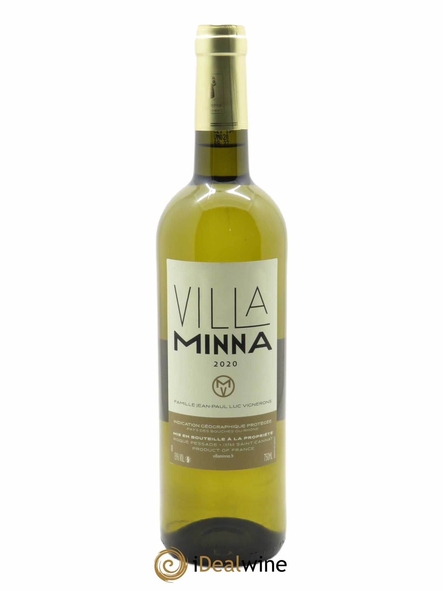 IGP Bouches du Rhône Villa Minna Villa Minna  2020 - Lot de 1 Bouteille