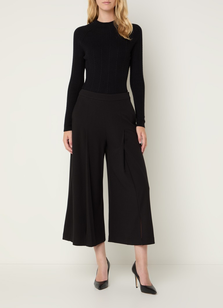 LKBennett West cable knit top in wool blend