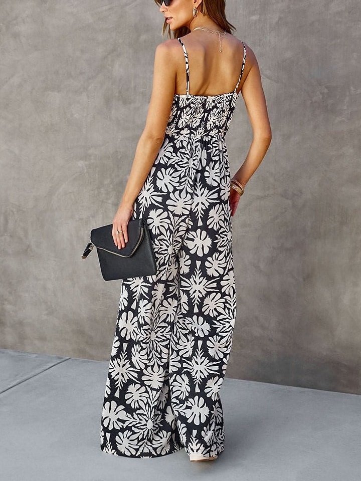 Milan Kiss Jumpsuit in Schwarz/ Weiß günstig kaufen