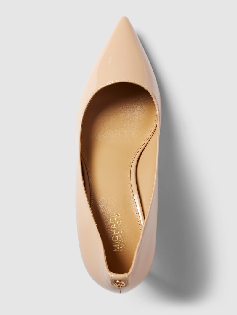 Pumps im Lack-Look Modell 'ALINA' in beige