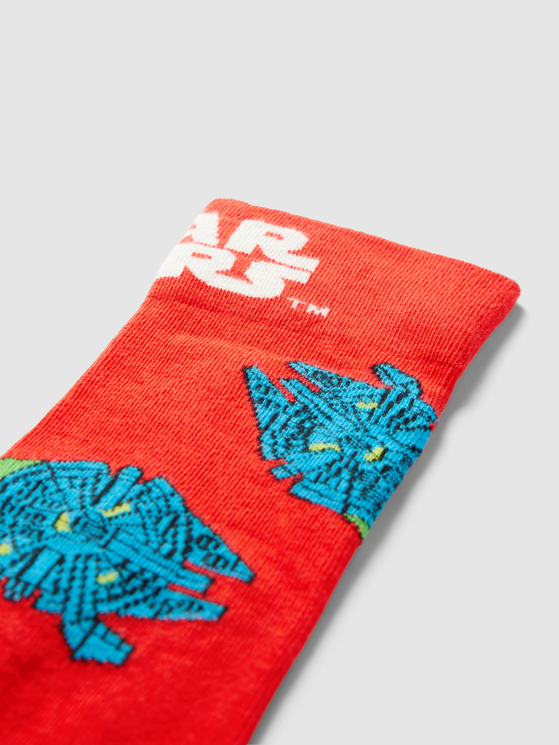 Socken mit Motiv-Print Modell 'Star Wars™ Millennium' in rot