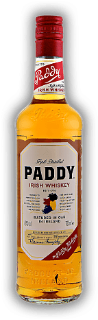 Paddy Old Irish Whiskey Paddy Old Irish Whiskey Ausgezeichnet für Irish Coffee geeignet. 0,7	 Liter - Vol 40%