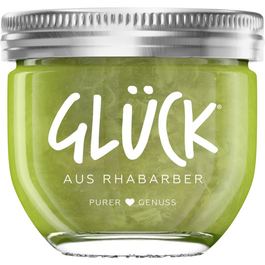 Glück Fruchtaufstrich Rhabarber 230G