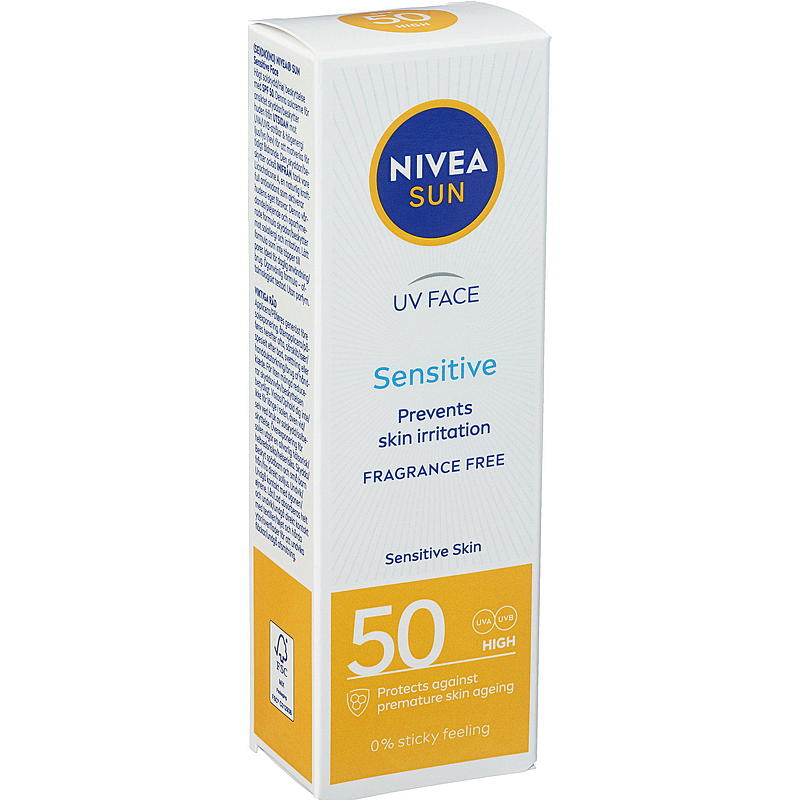 Nivea Solkrem 50 ml Face sensitive Nivea SPF50