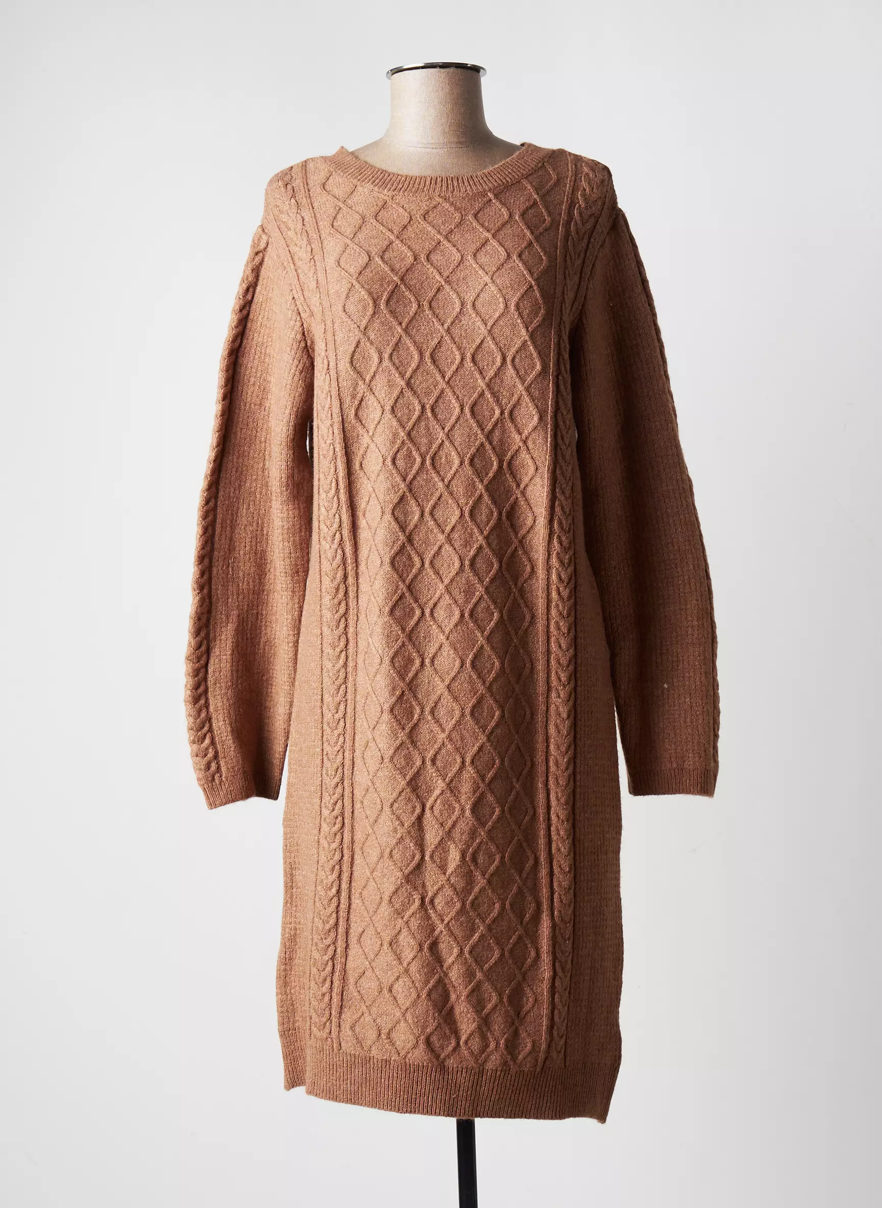 Thermolactyl By Damart Robes Pulls Femme couleur marron
