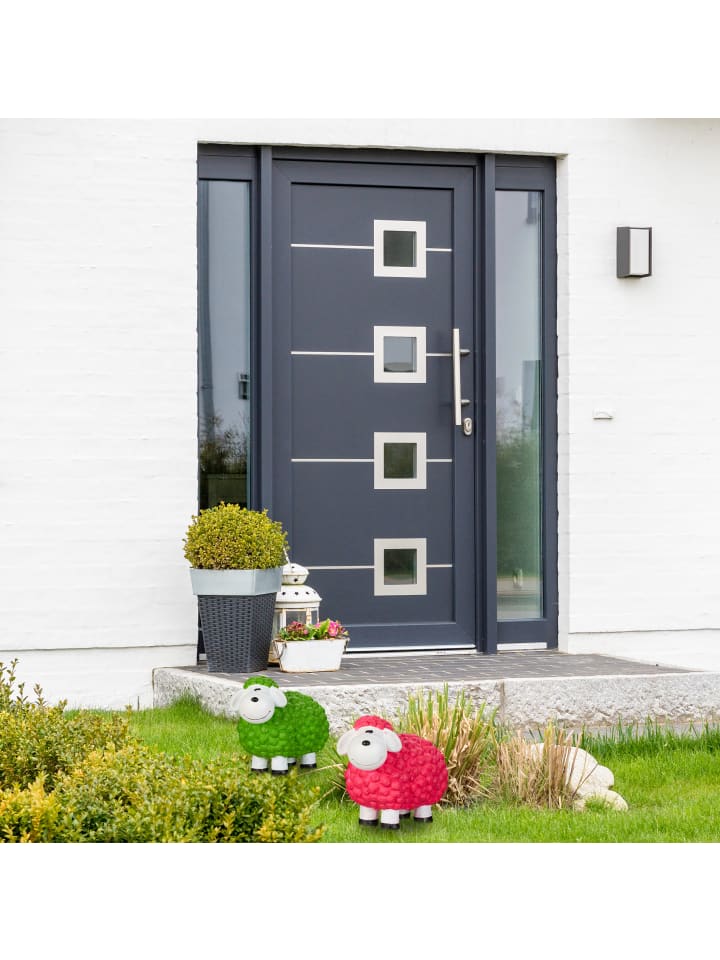 relaxdays Gartenfigur Schaf in Grün günstig kaufen onesize