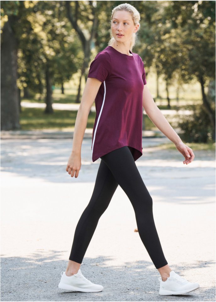 Funktions-T-Shirt mit Zipfel (2er Pack)