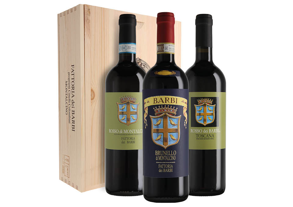 Brunello di Montalcino DOCG, Rosso di Montalcino DOC, Rosso dei Bar...