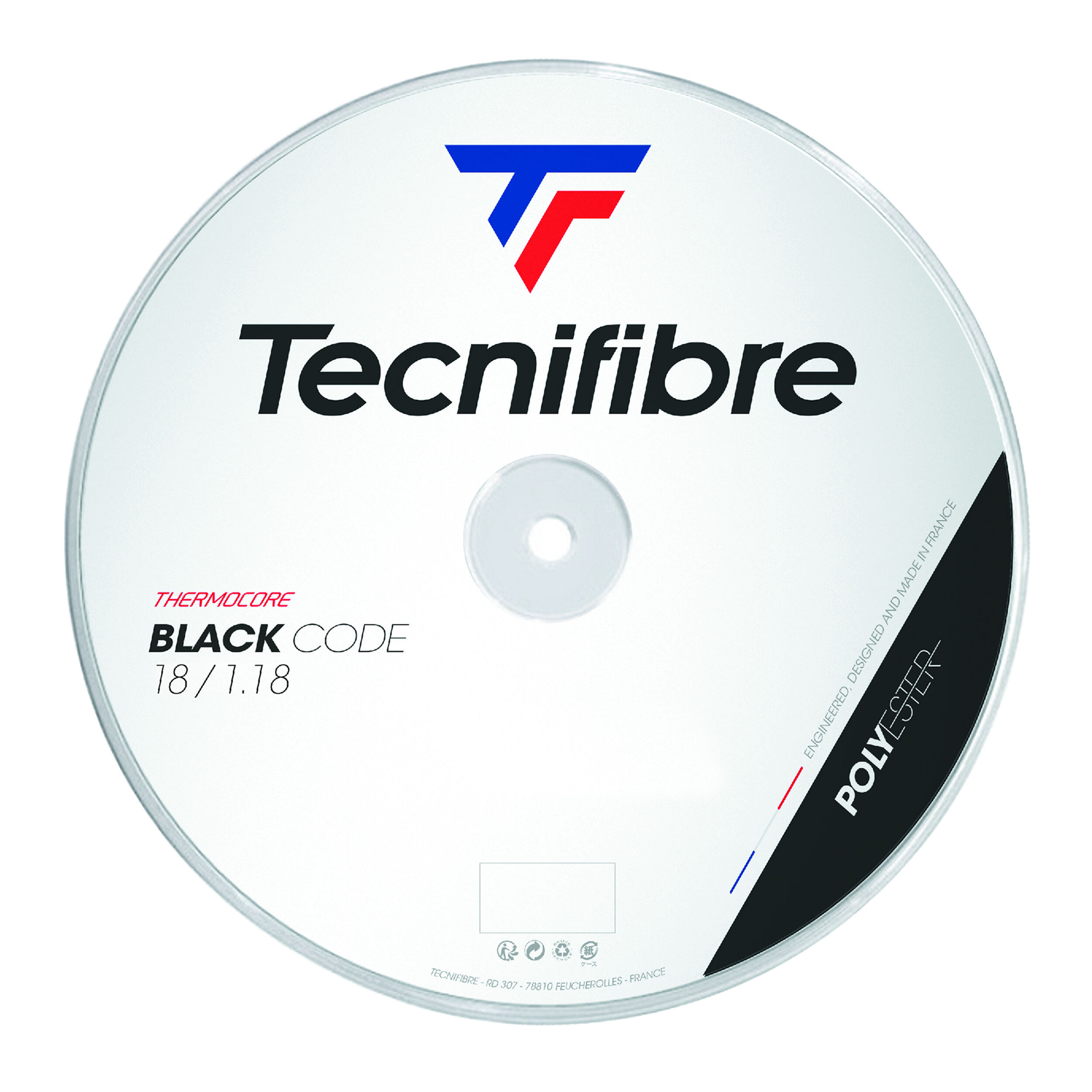 Black Code 200m Saitenrolle - Schwarz