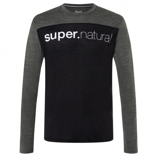 super.natural - Contrast L/S - Merinolongsleeve