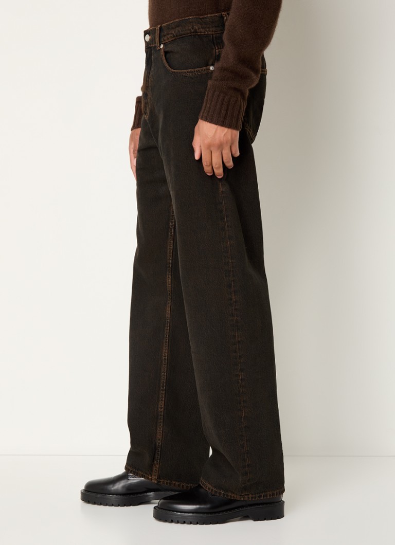 Sandro Wide leg jeans with colored wash