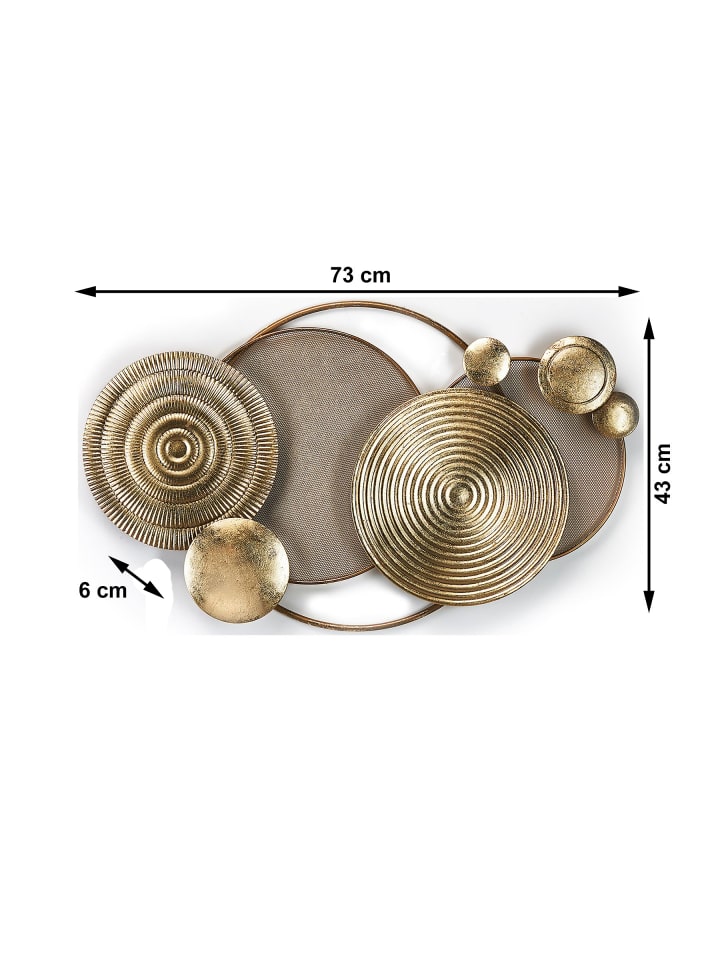 kobolo Metallbild GOLDENMET in Gold günstig kaufen onesize