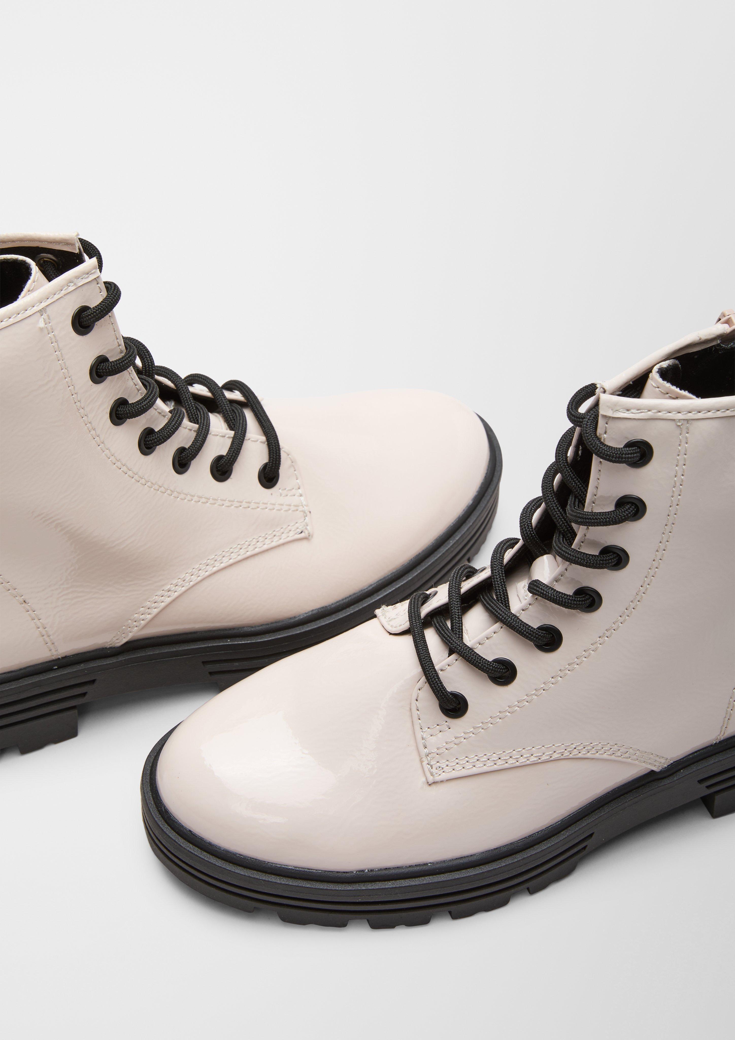 Schnürstiefel aus Kunstleder  6006494-466